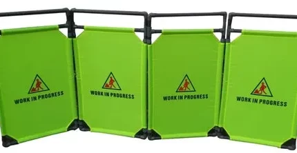 4 Piece Foldable Barrier