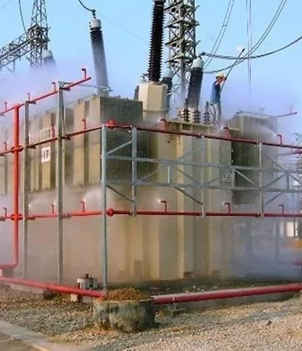 High And Medium Velocity Water Spray System