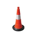 Plastic Hexagonal Base Traffic Cone Sand Fillable