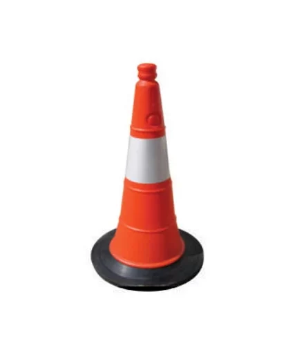 Plastic Hexagonal Base Traffic Cone Sand Fillable