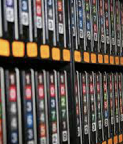 Record Handling Rack Fire Suppression System