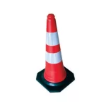 Rubber Base Traffic Cone - 750 MM