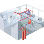 Server Rack Fire Suppression System