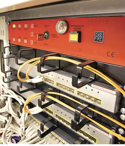 Server Rack Fire Suppression System