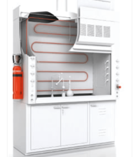 FUME HOOD CABINET SUPPRESSION SYSTEM